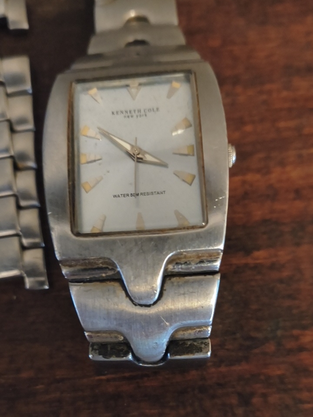 Kenneth Cole Mens Watch Parts One Complete Not Working Various Band Pieces - Picture 2 of 2